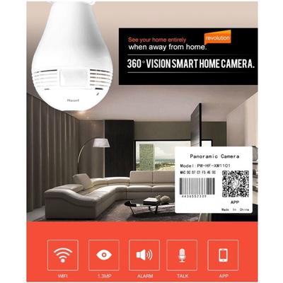 Trade Shop Traesio - Trade Shop - 360° panorama mini wifi ip kamera versteckte glühbirne kamera Image