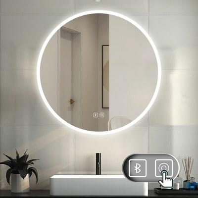 Duschparadies-de - led Spiegel Badspiegel mit Beleuchtung Badezimmer Spiegel Rund mit Beschlagfrei