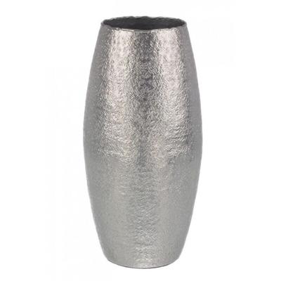 Anmutige gewölbte dekorative Vase aus Silber Cod.0183688