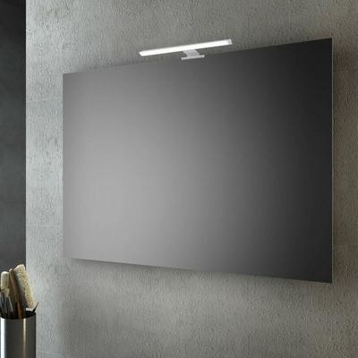 Rahmenloser badspiegel 100x80 cm mit led lampe Spiegel mit licht