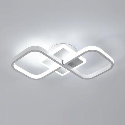 Led Deckenleuchte Modernes Design Kaltweiß 6000K 36W Quadratischer Kreis Deckenlampe Für Wohnzimmer Image