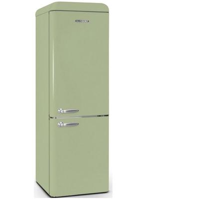 Kombinierter Kühlschrank 60cm 304l gebrautes Mandelgrün - SCCB300VVA Schneider