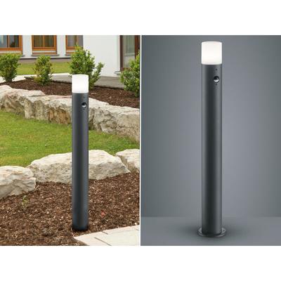 Led Wegeleuchte Anthrazit Pollerleuchte mit Bewegungsmelder Höhe 80cm IP44 Image