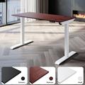 Sonni - Tischplatte für höhenverstellbaren elektrischen Schreibtisch 120 x 60 cm Walnuss