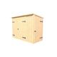 Multibox mit Regalsystem, 21 mm 215x95 Zubehör aus Holz mit 21 mm Wandstärke, - Naturbelassen - Weka