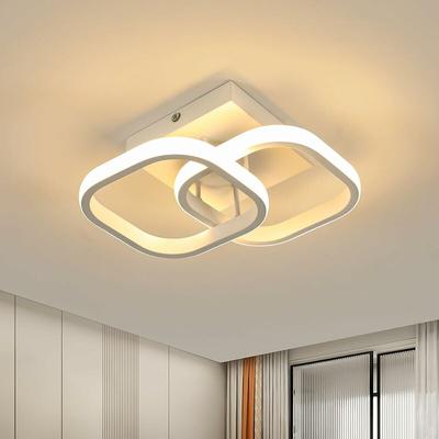 Comely - led Deckenleuchte mit Bewegungssensor, Design mit zwei Acrylquadraten, für Schlafzimmer, Image
