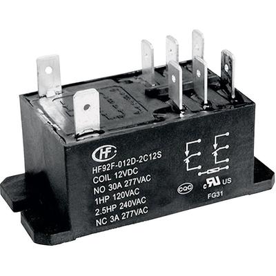 HF92F-012D-2C21S Steckrelais 12 v/dc 30 a 2 Wechsler 1 St. - Hongfa Image