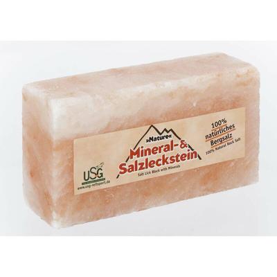 Nature Mineral und Salzleckstein - 2 Kg - USG
