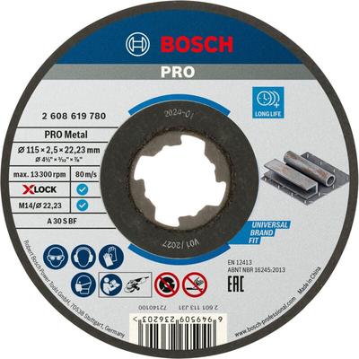 Pro Metal X-Lock Trennscheibe 115 x 2,5 x 22,23 mm - 2608619780 - Bosch Image