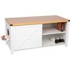 Needs&wants - Katzenschrank groß für Katzentoilette xxl aus Holz mit Schuhschrank Sitzkommode,