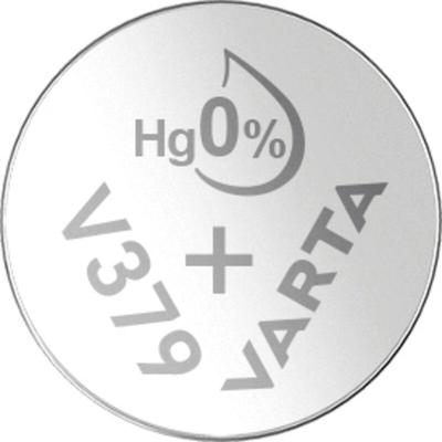 Knopfzelle 379 1.55 v 1 St. 15 mAh Silberoxid silver Coin V379/SR63 Bli 1 - Varta Image