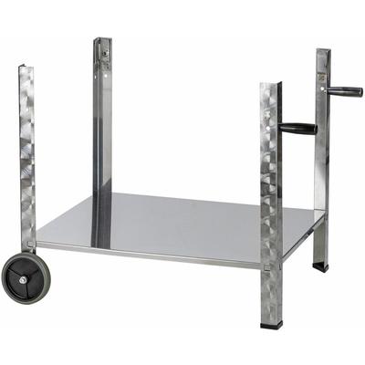 Untergestell für Gasbräter Gasgrill Edelstahl fahrbar Grill Unterbau mobil Image