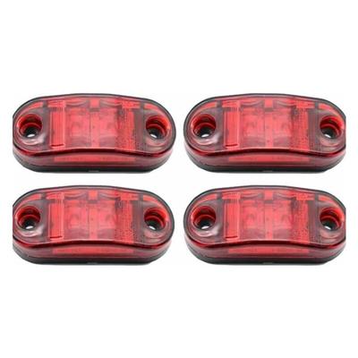 Gotrays - Stück LED-Seitenschildleuchte, 12 V/24 v, vorne und hinten, wasserdichte Anzeigelampe,