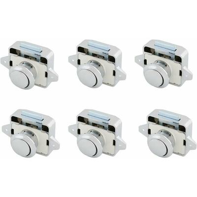 Push-Lock Verriegelung, Möbelschloss Push Button Lock Druckknopfschlösser mit Zinklegierung Griff Image