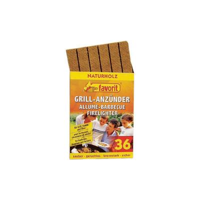 Brunner - Favorit Grillanzünder fest 36 Stk Anzünder für Grill + Kamin Kaminanzündern 1826 Image