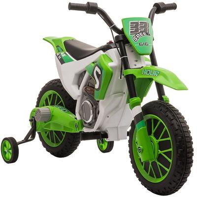 Kinder Elektro-Motorrad Kindermotorrad 12V Kinderfahrzeug Elektrofahrzeug mit 2 abnehmbaren