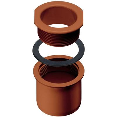 Ablaufstutzen zum Schrauben für Kastenrinne, pvc Einhangstutzen Dachrinnenzubehör, einfache Image