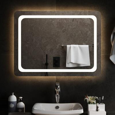 Maisonchic - LED-Badspiegel,Wandspiegel,Badzimmer Spiegel 80x60 cm AGHDE801418