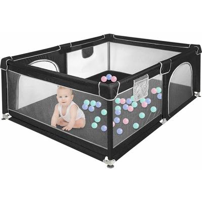Haloyo - Laufgitter für Baby,Faltbar Baby ®,Playpen Kinderzaun,Oxford-Gewebe Laufgitter