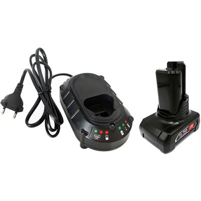 für Bosch GBA 12 V / 10,8 V 4,0 Ah Li-Ion Akku mit Ladegerät GAL 12V-40 Ersetz für Bosch 2607336027 Image
