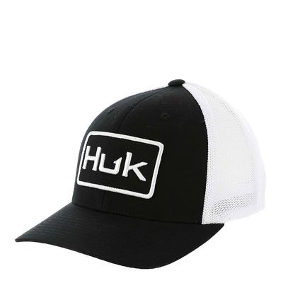 HUK Men's Solid Stretch Trucker Hat Black Size S/M