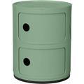 Contenitore Portaoggetti - 2 Cassetti - New Caracas 2 Pastel green - abs - Pastel green