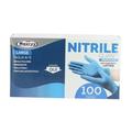 Maury's - guanti in nitrile ideali per contatto con alimenti in confezione da 100 pz tg l