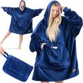 KESSER® Hoodie Blanket Accogliente coperta con maniche Blanket jumper Versatile coperta da