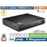 Xvr dvr 6in1 ahd cvi tvi cvbs xvi ip 4CH canali 8 mpx cloud P2P utc videoanalisi