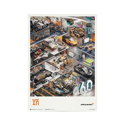 McLaren Racing – Weihnachtsgrüße-Poster zum 60-jährigen Jubiläum Image