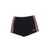 Adidas Athletic Shorts: Black Solid Activewear - Women's Size Small