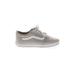 Vans Sneakers: Gray Print Shoes - Women's Size 7 - Almond Toe