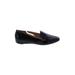 J.Crew Flats: Slip-on Wedge Casual Black Print Shoes - Women's Size 9 - Almond Toe