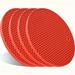 4pcs Trivets For Hot Dishes Hot Pads For Kitchen Silicone Pot Holders For Hot Pots And Pans Silicone Mats For Kitchen Countertops Table Flexible Easy To Wash And Dry Home Kitchen Supplies