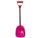 Kid Snow Shovel with Stainless Steel Handle Kids Size Durable Shovel for Snow - Comfort D Grip Sturdy Metal Handle 23in Plastic Digging Sand Playing Snow Shovel