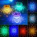 Daiosportswear New Creative RGB Seven-color LED Swimming Pool Lamp Bath Lamp Spa Lamp Small Fish Projection Atmosphere Lamp Children s Toy Lamp