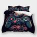 Home Bedclothes Game Theme Bedding Suit 2/3pcs Duvet Cover Pillowcase Bedroom Decor Full (80 x90 )