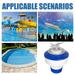 Deagia Swimming Toys Clearance Swimming Pool Float With Solar Ball Light Floating Distributor Easy To Open Swimming Pool Bromine Holder Swimming Pool Toys