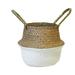 Ongmies Plant Pots Clearance Seagr Wicker Basket Wicker Basket Flower Pot Folding Basket Dirty Basket Wh Home Decor White