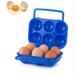 npkgvia Kitchen Utensils Set Tools Handle Eggs Box Holder Plastic Portable Storage 6 Container Egg Case Folding Kitchenï¼ŒDining & Bar Accessories