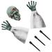 Halloween Lawn Decor Ghost Outdoor Decoration Prop Skeleton Stake Realistic Hand Indoor Cloth Plastic