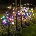 Up to 65% off!Solar Lights for Outside Solar Flower Lights 2 Pack Decor Lights LED Multicolor Solar Garden Lights Outdoor With Solar Charge Lights For Courtyard Yard Pond Side