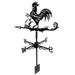 Farm Yard Metal Wrought Iron Big Rooster Roof Decoration Weather Vane Indicator Sign Animal Outdoor Garden Weathervane