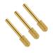 Miulika 3Pcs Grinding Wheels Bit Grinding Mounted Point Round Grinding Head Diamond Grinding Burr Drill Bit for Polishing 10mm