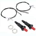 LLDI 2-Pack Universal Piezo Spark Igniter Push Button Gas Fireplace Grill Bbq Stove