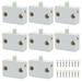 BE-TOOL 8PCS Cabinet Door Touch Light Switches Closet Touch Switch 1A 250V Wardrobe Lamp Sensor Switch for Bookcases Cabinets White