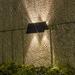 Clearance Under 10$!Solar Lights Outdoor Waterproof Outdoor Solar Ambient Wash Wall Lights Surround Wall Patio Spotlights Water Proof Decorative Up And Down Glowing Spotlights Wall Solar Wall Lights