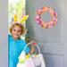 JNGSA Easter Decor room decor Easter Front Door Wreath Easter Feather Wreath Spring Easter Decorations For Door Walls Windows Home Decoration Holiday Themed Decorations Easter Decorations Fo