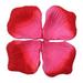 Aufmer 100Pcs Silk Rose Petals with Box Blush Champagne Pink White Artificial Flower Petals for Bridal Shower Wedding Aisle Table Centerpieces Reception Tables Romantic Night Decorationï¼ˆ5*5cmï¼‰
