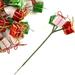 Pack Of 12 Mini Gift Box Christmas Novelty Floral Picks - Tiny Boxes On Wire Stems For Decorating Holiday Seasonal Flower Arrangements Wreaths And Christmas Trees (6-1/4 L)